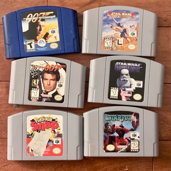 Nintendo 64 + 2 Controllers + 6 Games - Picture 3 of 12